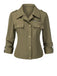 [Prévente] Veste chemise verte militaire à col à revers années 1950