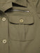[Prévente] Veste chemise verte militaire à col à revers années 1950