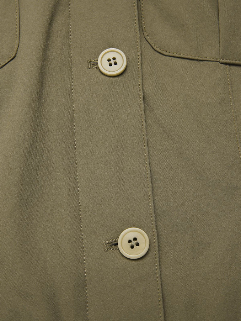 [Prévente] Veste chemise verte militaire à col à revers années 1950