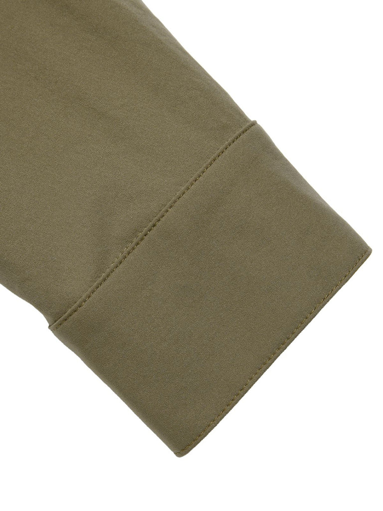 [Prévente] Veste chemise verte militaire à col à revers années 1950