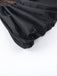 2PCS Robe noire cache-cœur et bouffante en dentelle années 1960