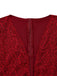 Robe sirène en dentelle col en V profond manches cloche des années 1920