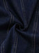 Gilet en jean bleu boutonné à col carré des années 1950