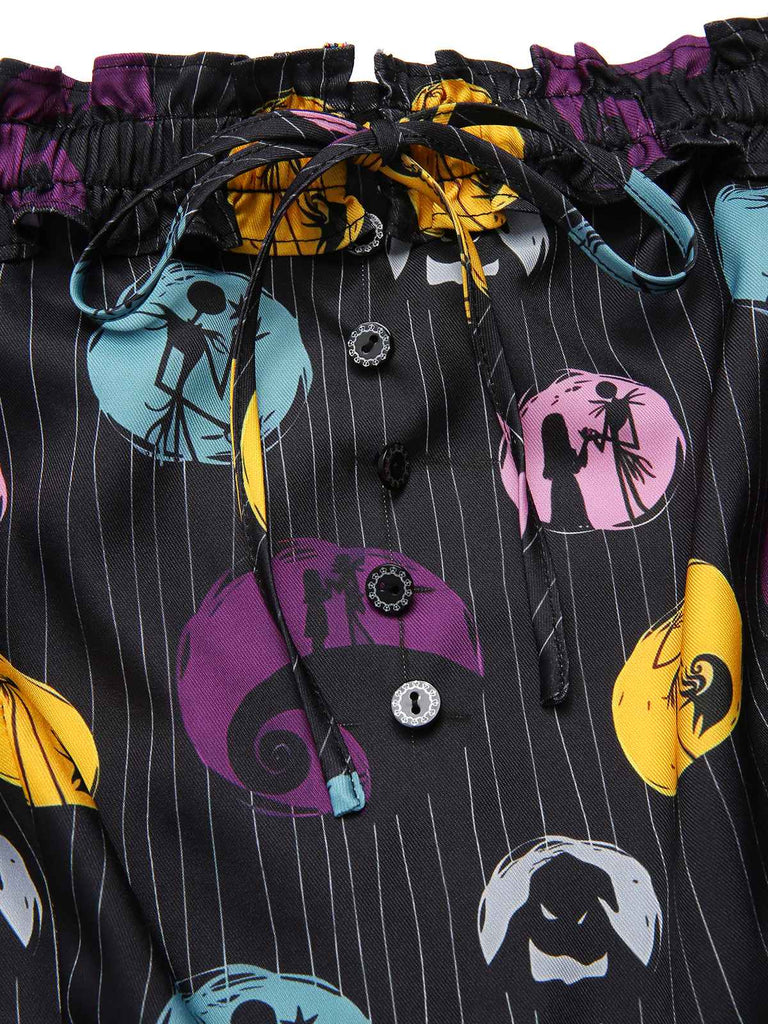 [Prévente] Robe Jack & Sally noire à épaules dénudées années 1950