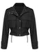 [Prévente] Veste noire à poches et revers à plis creux années 1950