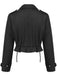 [Prévente] Veste noire à poches et revers à plis creux années 1950