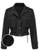 [Prévente] Veste noire à poches et revers à plis creux années 1950