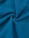 Manteau à capuche bleu uni en fausse laine des années 1930