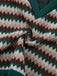 [Pré-vente] 2PCS Chemisier vert gilet tricoté années 1960