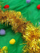 Ensemble de robe à volants vert sapin de Noël des années 1950