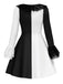 [Prévente] Robe de Terrifier d'Halloween à volants en dentelle des années 1960