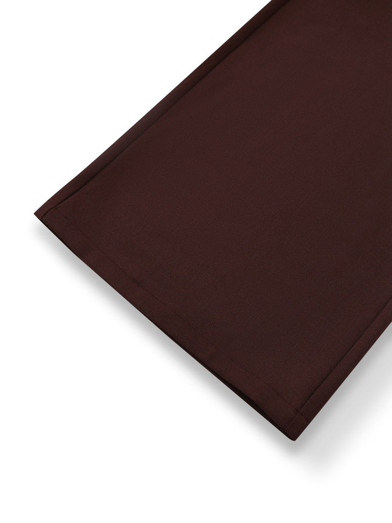 [Prévente] Combinaison rose col revers irréguliers blocs de couleurs à volants années 30