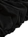 Robe patineuse noire nœuds papillon manches fines années 70