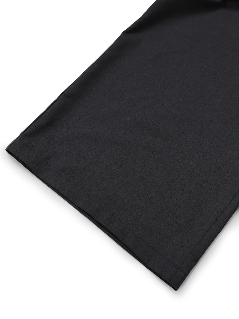 [Prévente] Combinaison Bouffante Gris Fausse Deux Pièces Col Johnny Années 1950