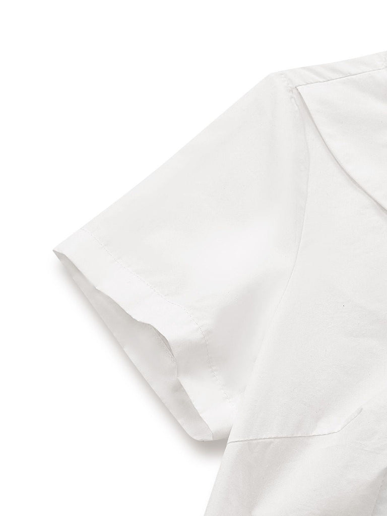 [Prévente] Robe à pois colorée à nœud années 50