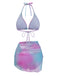 Bikini Dos Nu Ombré et Cache-Maillot Y2K 2000s