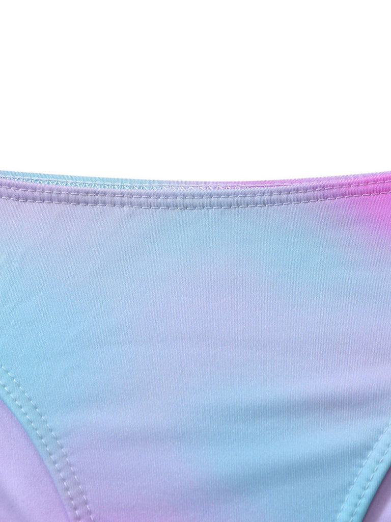 Bikini Dos Nu Ombré et Cache-Maillot Y2K 2000s