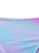 Bikini Dos Nu Ombré et Cache-Maillot Y2K 2000s