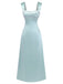 Robe maxi satin bretelles larges strass 1930s