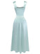 Robe maxi satin bretelles larges strass 1930s