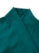 2PCS Haut Satin et Short Floral Vert années 50 4