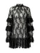 Transparent Dentelle Transparent Slip Robe Années 1930 2