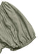 Vert Col Carré Manches Bouffantes Bohème Robe Années 1970 9