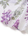 Robe Floral Halter à Volants Étagés Ruffled Lavande Années 1930 5