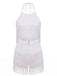 Combishort Halter à Franges Dos Nu Années 1960 10