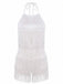 Combishort Halter à Franges Dos Nu Années 1960 8