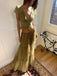 Ensemble 2 Pièces 2PCS Olive en Dentelle Crop & Transparent Maxi Set Années 1940 5