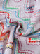 Multicolore Vague Rayé Sans Manches Combishort Années 1960 4