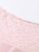 Rose Dentelle Brodé Mini Jupe Années 1980 3