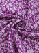 Robe Petites Fleurs Floral Short Sleeves Fitted Midi Violet Années 1940 4