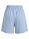 Short Large Plissé Bleu Années 1950 2