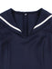 Robe Sailor Rouge Nœud Sleeveless Évasé Années 1950 3