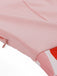 Robe Évasée à Carreaux Fraise Colorblock Col Revers Années 1950 3