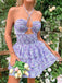 Robe Petites Fleurs Floral Découpé Ombrelle Années 1960 9
