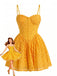 Robe Dos Nu Broderie Florale en Dentelle Curcuma Années 1950