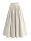 Jupe Rayé Taille Haute Évasé Années 1950