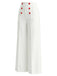 [Prévente] Pantalon Double Boutonnage Rouge Blanc Années 50