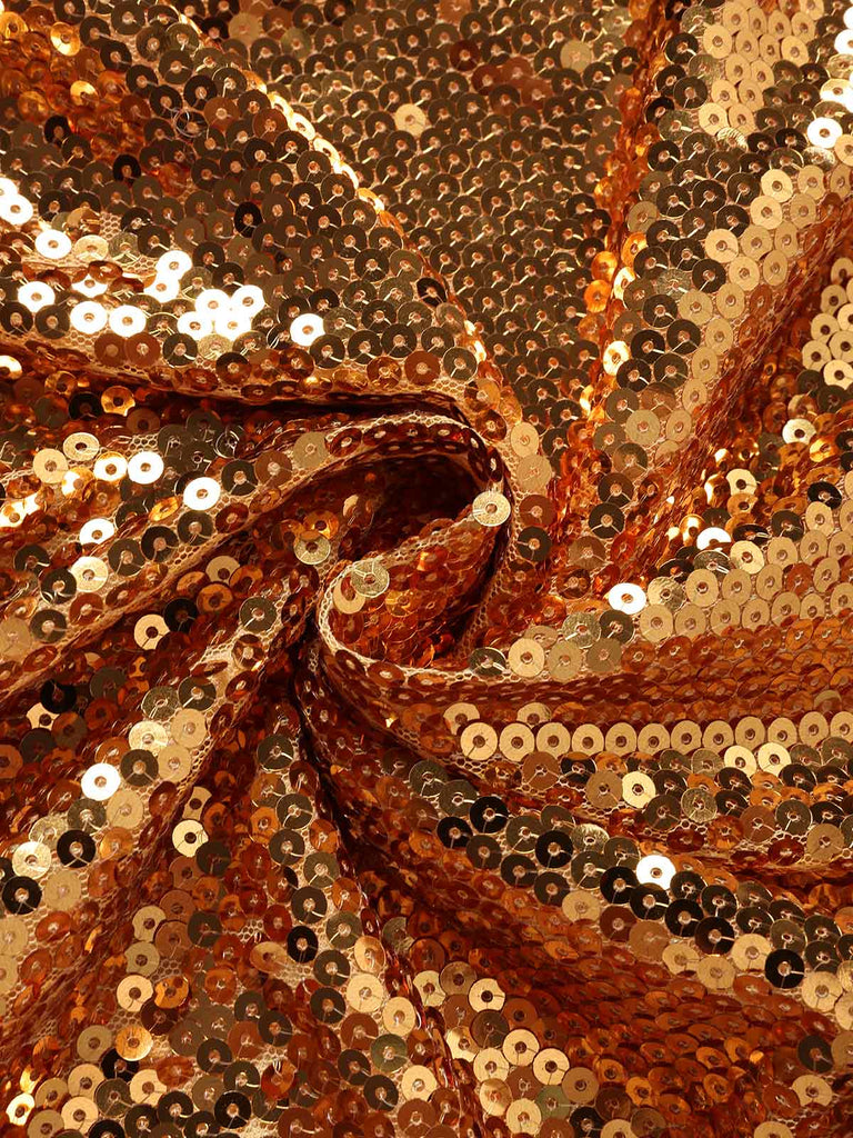 [Prévente] Robe dorée à sequins, col bénitier et franges Années 1920