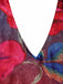 [Prévente] Robe Multicolore Floral Dos Nu Col V Tulle Années 1930 6