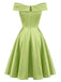 [Prévente] Robe Épaules Dénudées Nœud avec Amovible Papillon Tulle Superposition Années 1950 6