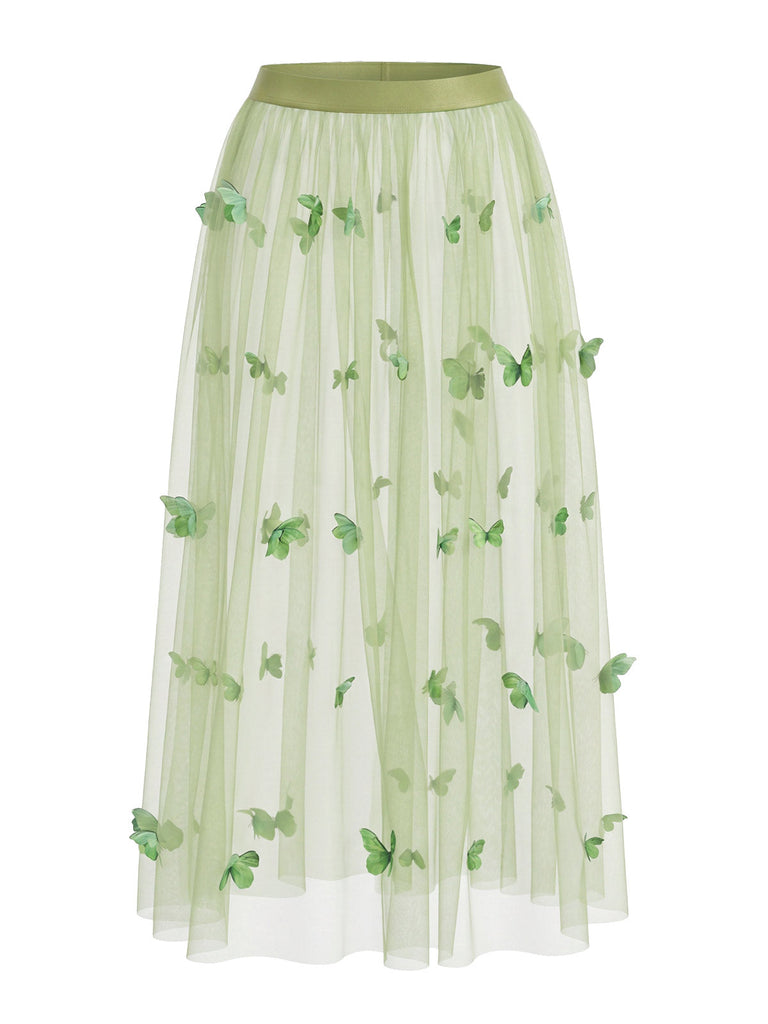 [Prévente] Robe Épaules Dénudées Nœud avec Amovible Papillon Tulle Superposition Années 1950 7