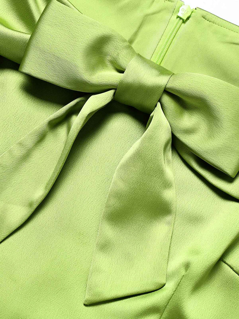 [Prévente] Robe Épaules Dénudées Nœud avec Amovible Papillon Tulle Superposition Années 1950 9