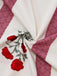 Robe Évasée Rose Bretelles Fines Beige Années 1950