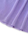 Robe Mini Babydoll Bustier en Tulle avec Foulard Lavande Années 70