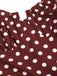 [Prévente] Robe rouge pois fines bretelles et coupe sirène années 1930