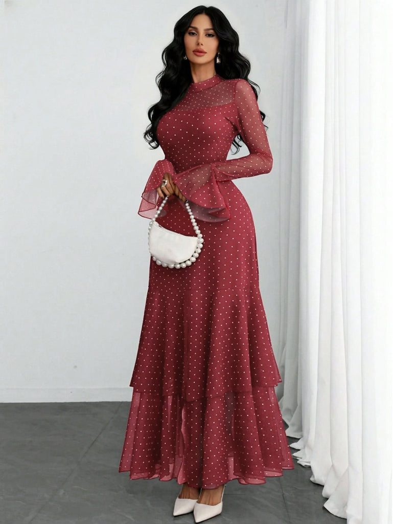 1930s Polka Dot Vintage Classic Dress 15